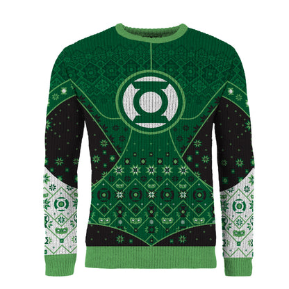 Green Lantern Christmas Jumper