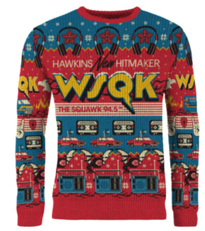 Stranger Things WSQK Christmas Jumper