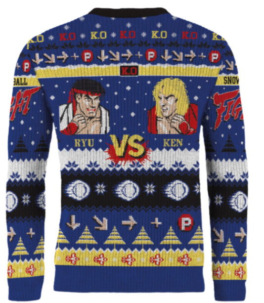 Street Fighter Christmas Jumper