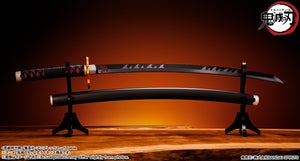 LAST ONE! Demon Slayer: Kimetsu no Yaiba – Tanjiro Kamado Nichirin Sword Proplica (Kyojuro Rengoku Sword Guard Version) | Bandai Tamashii Nations