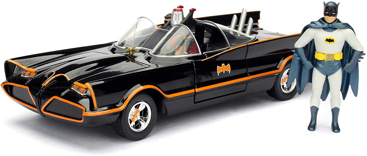 Batman Classic TV Series – Batmobile with Figures 1:24 Scale Diecast Model