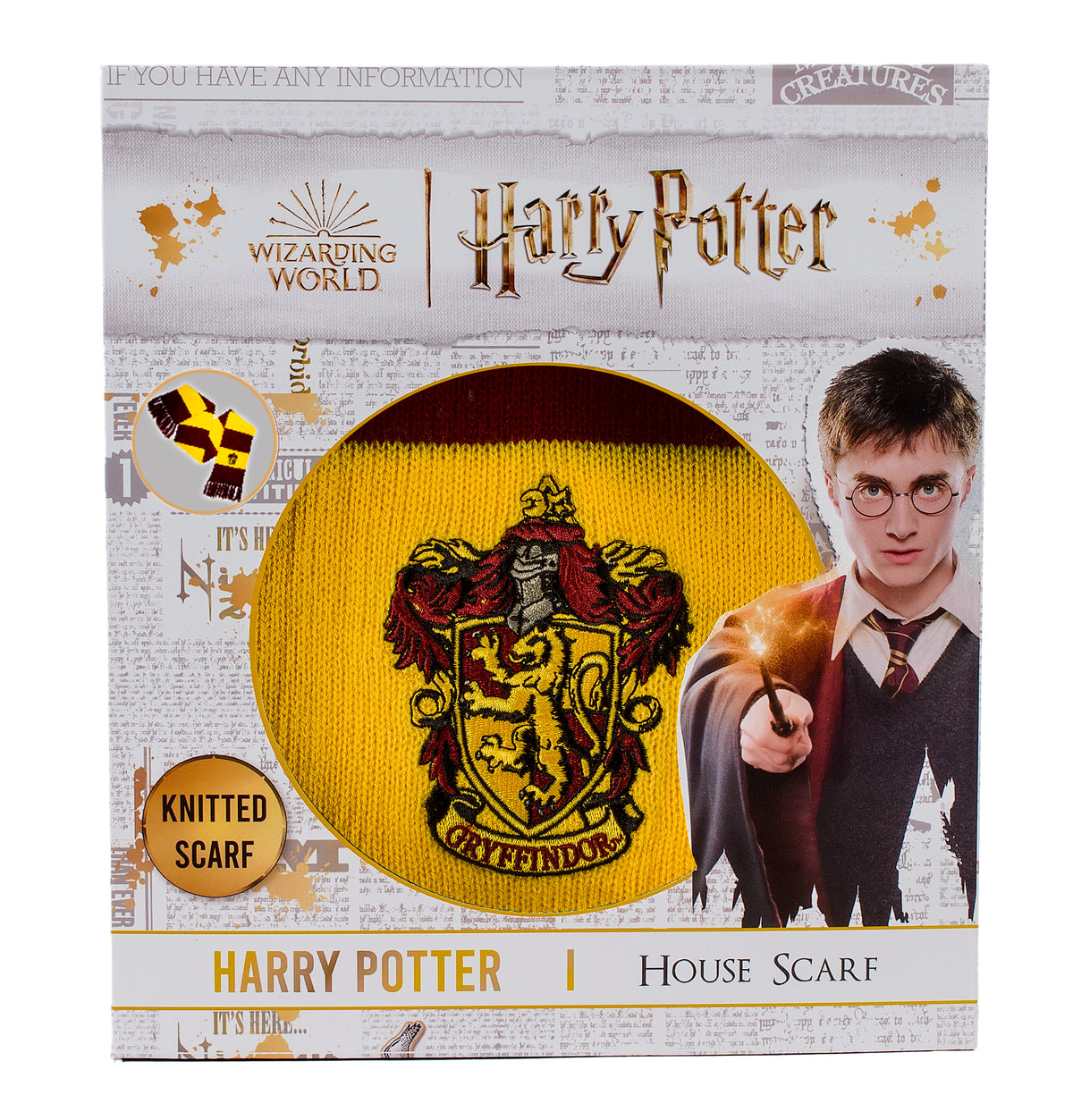 Harry Potter: Gryffindor Bold Stripes Scarf (Boxed)