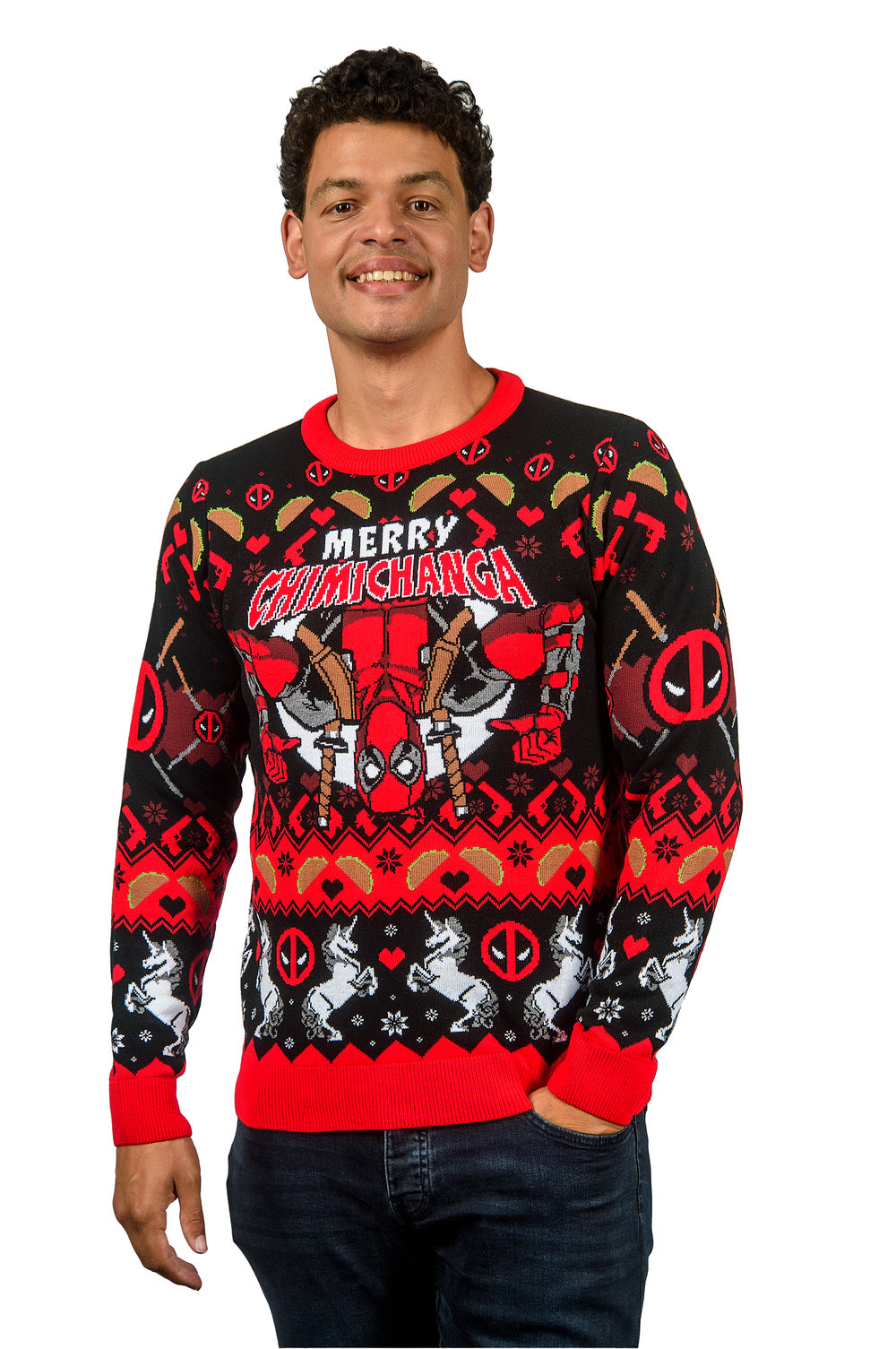 Deadpool: Merry Chimichanga Christmas Jumper