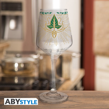 The Lord of the Rings - Lorien Leaf Stemmed Glass