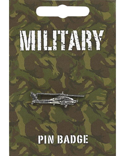 MILITARY APACHE HELI PEWT PIN