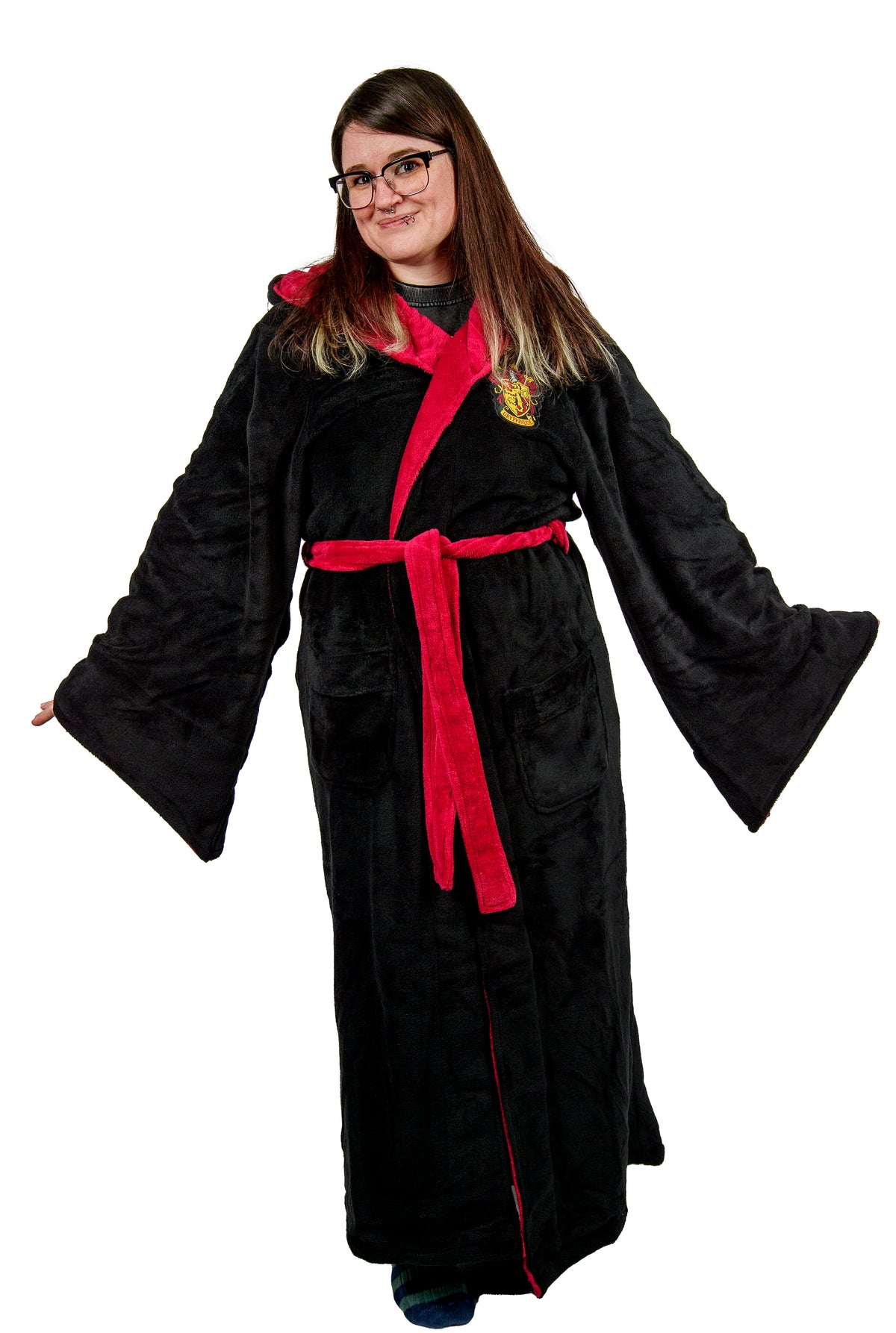 Harry Potter: Gryffindor Ladies Fleece Hooded Robe