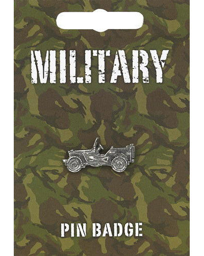 MILITARY JEEP PEWTER PIN