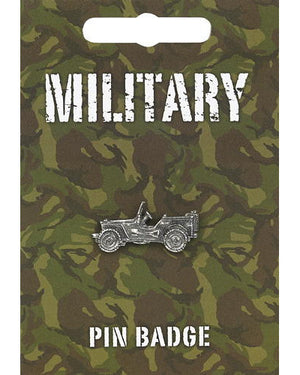 MILITARY JEEP PEWTER PIN