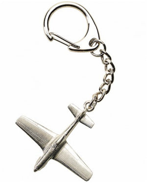 MUSTANG P-51 PEWTER KEY-RING