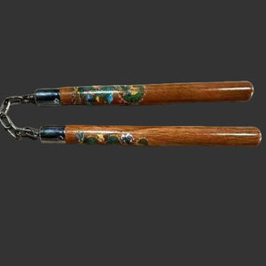 Nunchaku (Nunchuk) - Classic Dragon (Wood)
