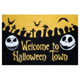 Disney The Nightmare Before Christmas - Officially Licensed Halloween Town Door Mat
