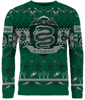 Harry Potter: Slytherin Quidditch Christmas Jumper