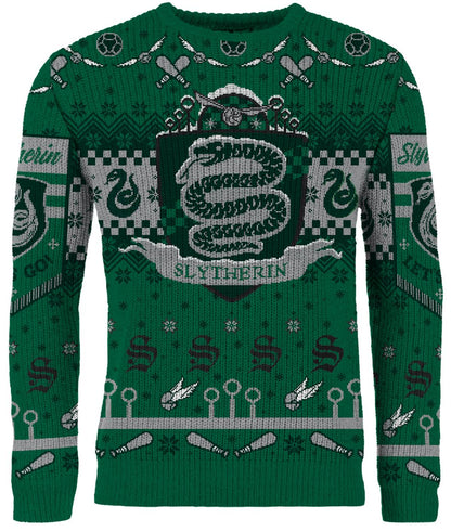Harry Potter: Slytherin Quidditch Christmas Jumper