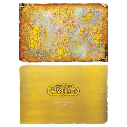 World of Warcraft - Limited Edition Metal Map of Azeroth
