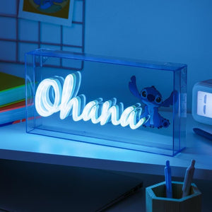 Stitch - Officially Licensed Ohana LED Neon Light
