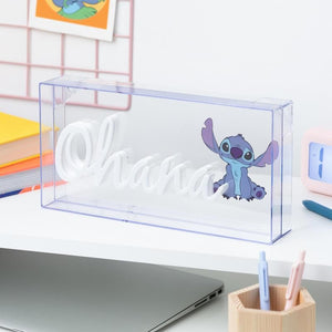 Stitch - Officially Licensed Ohana LED Neon Light