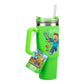 Minecraft - Officially Licensed Green 900ml Insulated Cup and Straw