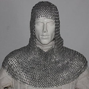 Chainmail Coif (Zinc Plated)