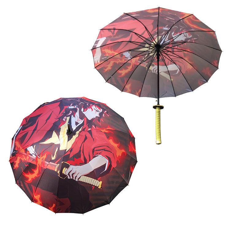 Demon Slayer Yoriichi Tsugikuni Katana Umbrella – Sun Breathing Nichirin Sword Design