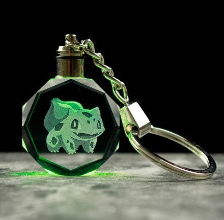 3D Laser Engraved Keyring – Colour-Changing LED Display