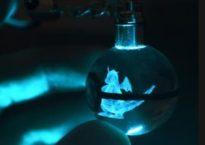3D Laser Engraved Keyring – Colour-Changing LED Display