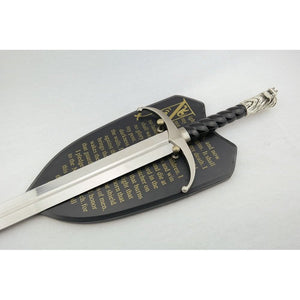The Bastard Snow - Sword Including Plaque and Scabbard