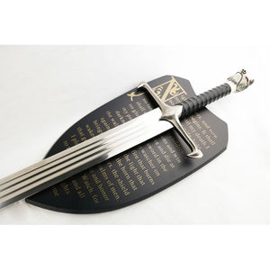 The Bastard Snow - Sword With Plaque (Book Version)