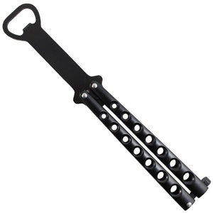 Balisong Trainer - Bottle Opener (Black)-The Sword Stall