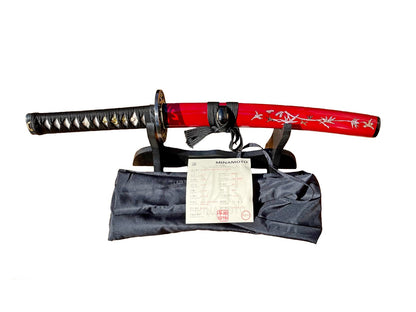 SAVE £250!! Shogun's Red Rage' Clay Tempered Hand Forged Triple Set