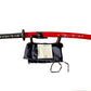 SAVE £250!! Shogun's Red Rage' Clay Tempered Hand Forged Triple Set-The Sword Stall