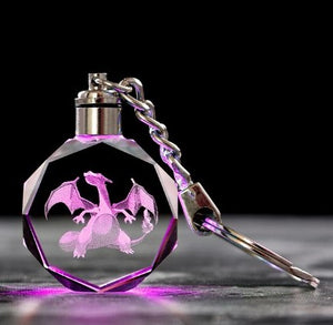 3D Laser Engraved Keyring – Colour-Changing LED Display