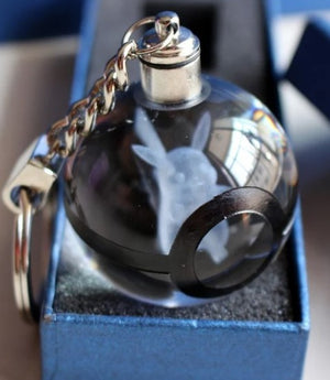 3D Laser Engraved Keyring – Colour-Changing LED Display