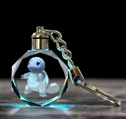 3D Laser Engraved Keyring – Colour-Changing LED Display