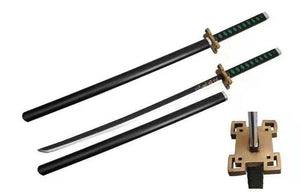 Demon Slayer - Muichiro Tokito White Nichirin Katana With Sheath - Cosplay Safe Foam