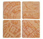 Harry Potter: Marauder's Map Heat Changing Coasters (4pcs)