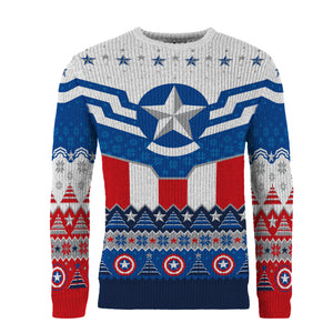 Sam Wilson Captain America Christmas Jumper