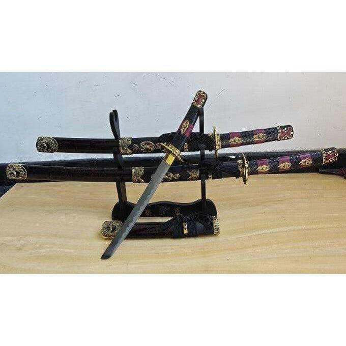 Pearl Harbour Display (Straight) Katana Triple Set