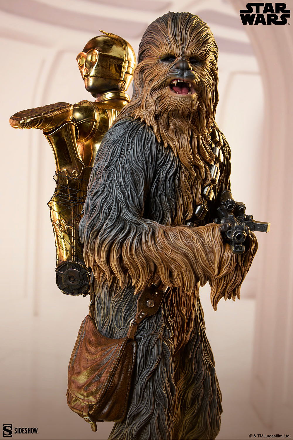 LAYAWAY DEPOSIT ONLY - Star Wars - Chewbacca & C-3PO Premium Format Figure