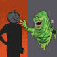 Ghostbusters - Life Size Slimer Glowing Wall Breaker