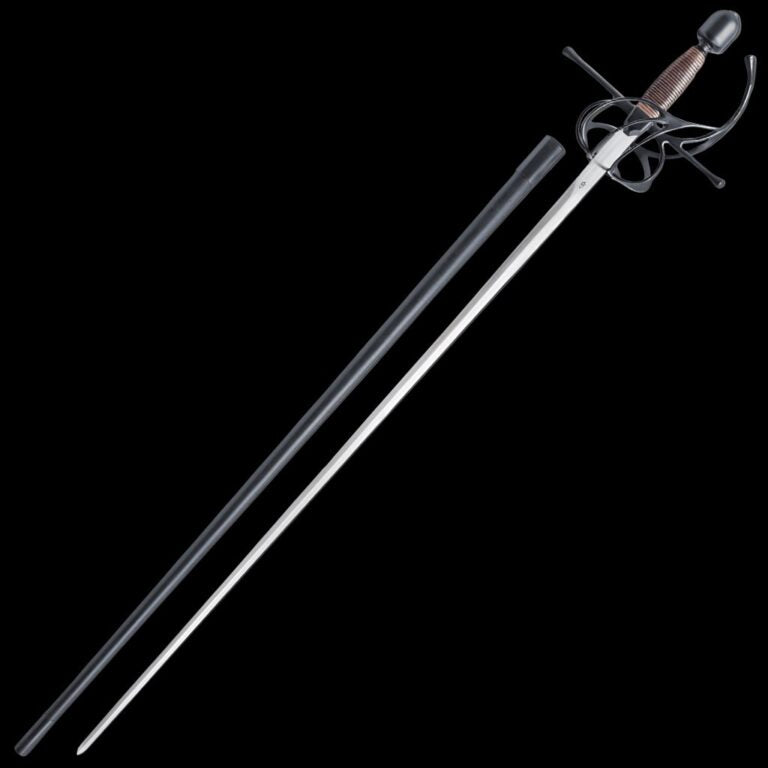 Kingston Arms Swept Hilt Rapier Black Finish