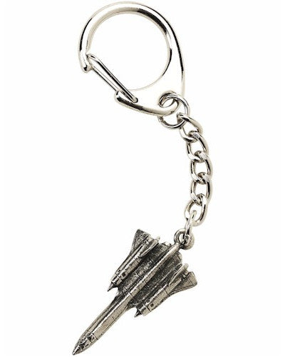 SR71 BLACKBIRD PEWTER KEY-RING
