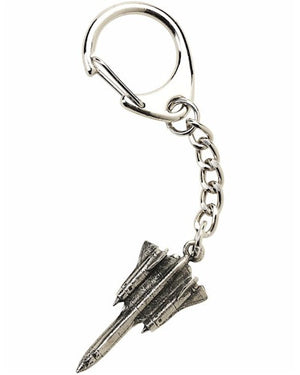 SR71 BLACKBIRD PEWTER KEY-RING