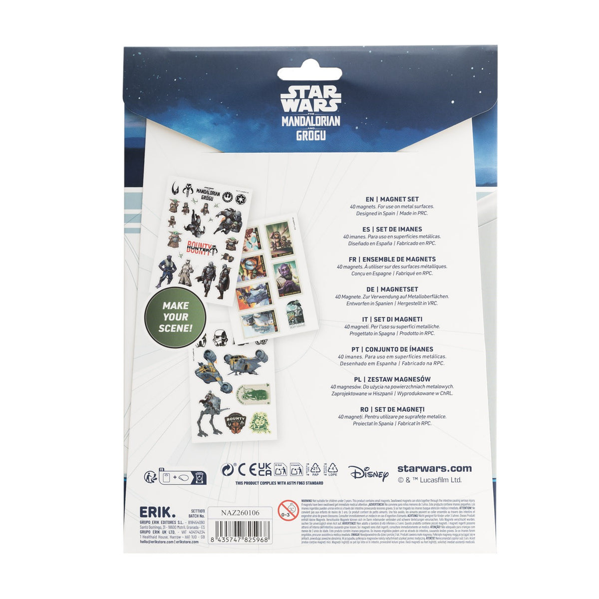 Star Wars - Officially Licensed Die-Cut Magnet Set