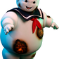 Ghostbusters – Stay Puft Marshmallow Man Burning Edition Deluxe Soft Vinyl Statue