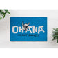Disney Stitch - Officially Licensed Ohana Deluxe Doormat Blue