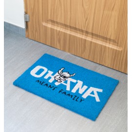Disney Stitch - Officially Licensed Ohana Deluxe Doormat Blue