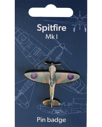 Spitfire 3D Enamel Pin Badge