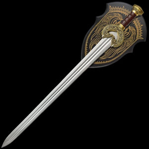 Lord Of The Rings - United Cutlery Officially Licensed King Theoden Herugrim Sword Battle Forged Edition