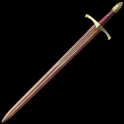Game of Thrones - Valyrian Steel Brienne of Tarth's Oathkeeper Red Damascus (Book Version)