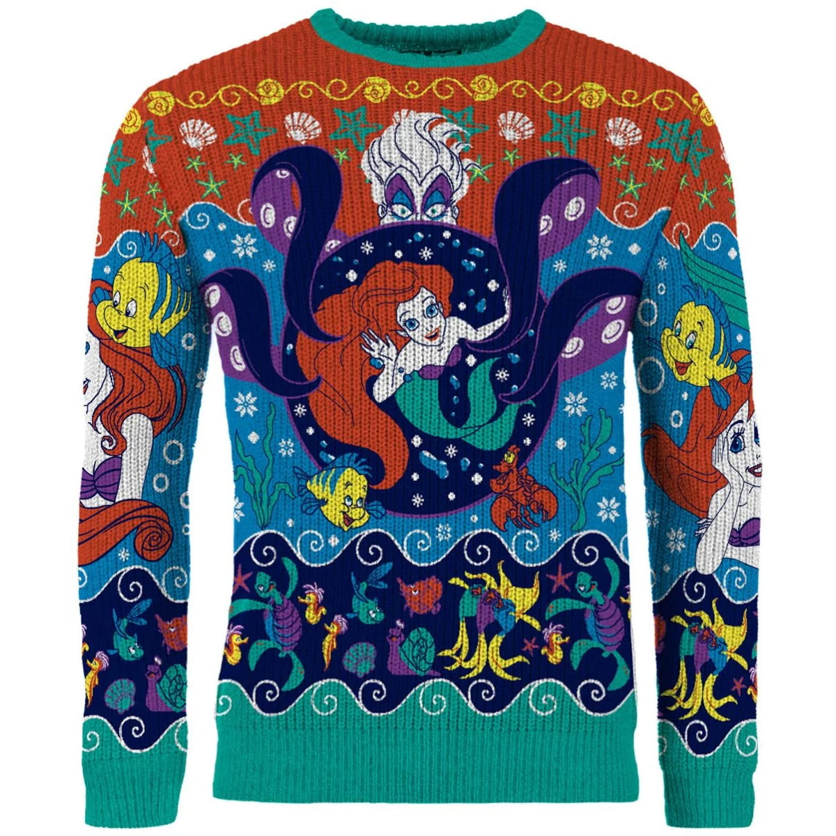 The Little Mermaid Ariel Christmas Jumper